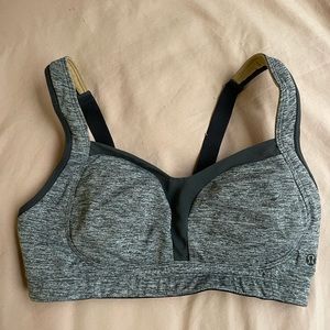 lululemon sports bra - gray size small